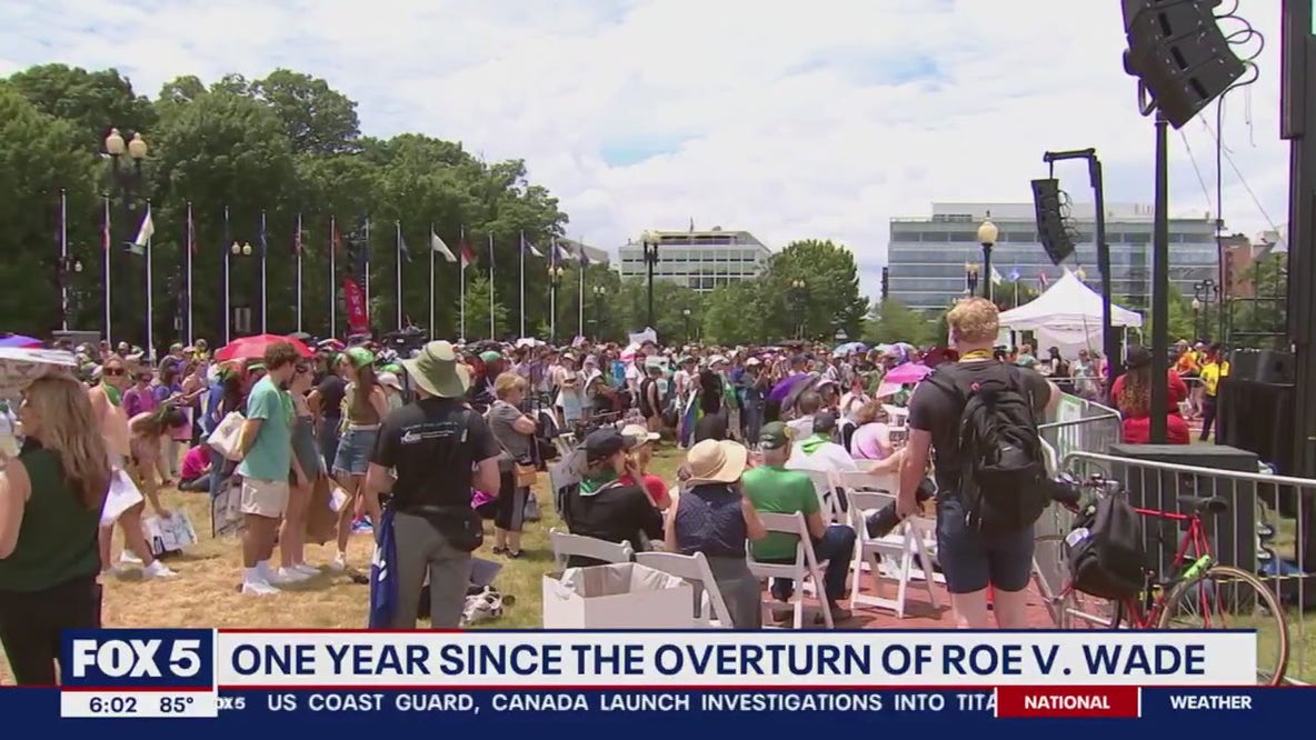 Demonstrations around the DMV on the one-year anniversary of Dobbs decision